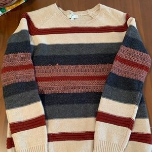 Joie Wool/Cashmere Multi Color Striped Sweater
